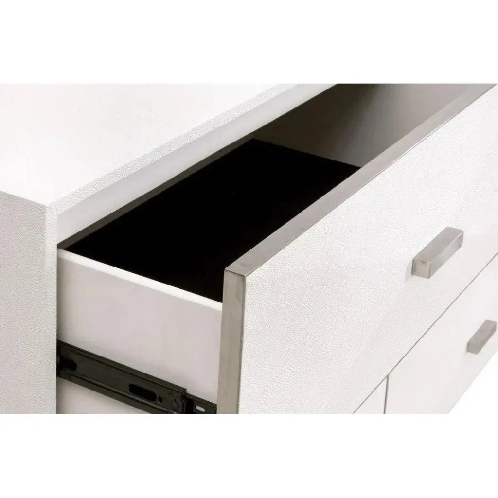 Wynn Shagreen 6 - Drawer Double Dresser - LOOMLAN - Essentials For Living - Dressers