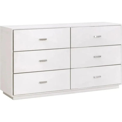 Wynn Shagreen 6 - Drawer Double Dresser - LOOMLAN - Essentials For Living - Dressers