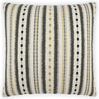 Xuma Grey Throw Pillow With Insert - LOOMLAN - D.V. Kap - Throw Pillows