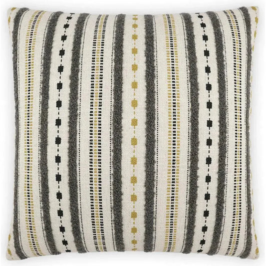 Xuma Grey Throw Pillow With Insert - LOOMLAN - D.V. Kap - Throw Pillows