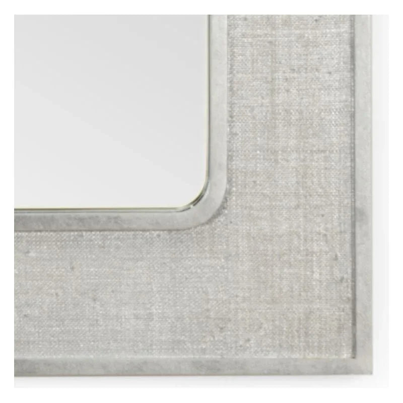 Yangon Raffia Covered Frame Wall Mirror - LOOMLAN - Chelsea House - Wall Mirrors
