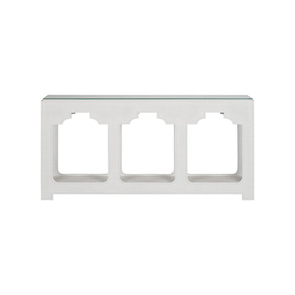 Yangon Raffia Warp Console Table