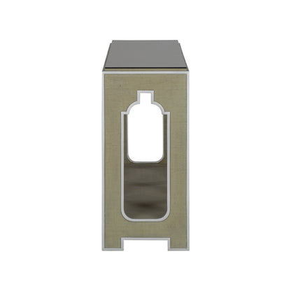 Yangon Raffia Warp Console Table