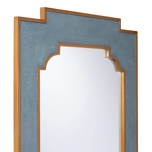 Yangon Raffia Warp Frame Wall Mirror