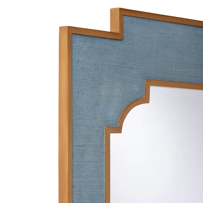 Yangon Raffia Warp Frame Wall Mirror