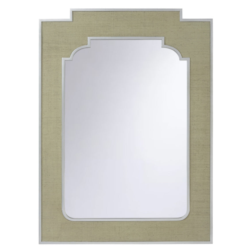 Yangon Raffia Warp Frame Wall Mirror