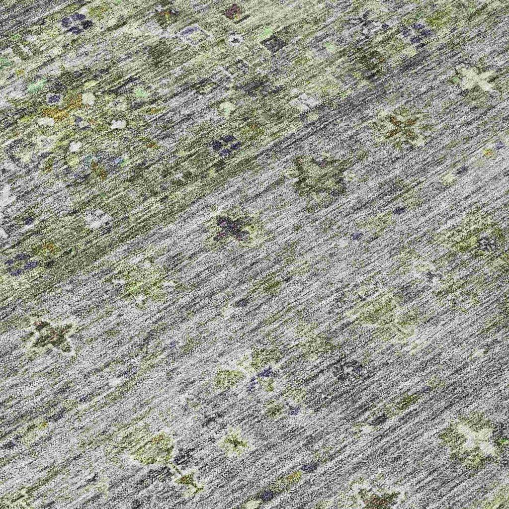 Yaniqa Green Washable Indoor - Outdoor Rug - LOOMLAN - LOOMLAN Rugs - Outdoor Rugs