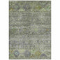 Yaniqa Green Washable Indoor - Outdoor Rug - LOOMLAN - LOOMLAN Rugs - Outdoor Rugs