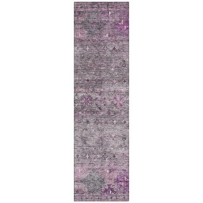 Yaniqa Purple Washable Indoor - Outdoor Rug - LOOMLAN - LOOMLAN Rugs - Outdoor Rugs