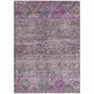 Yaniqa Purple Washable Indoor - Outdoor Rug - LOOMLAN - LOOMLAN Rugs - Outdoor Rugs