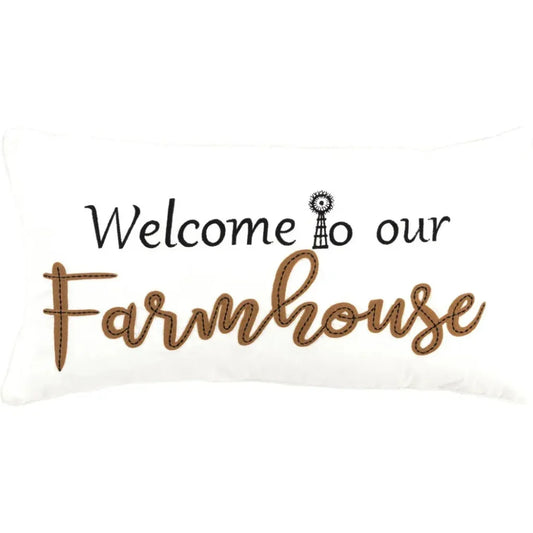 Yara Farmhouse Lumbar Pillow Cover Insert - LOOMLAN - LOOMLAN - Throw Pillows