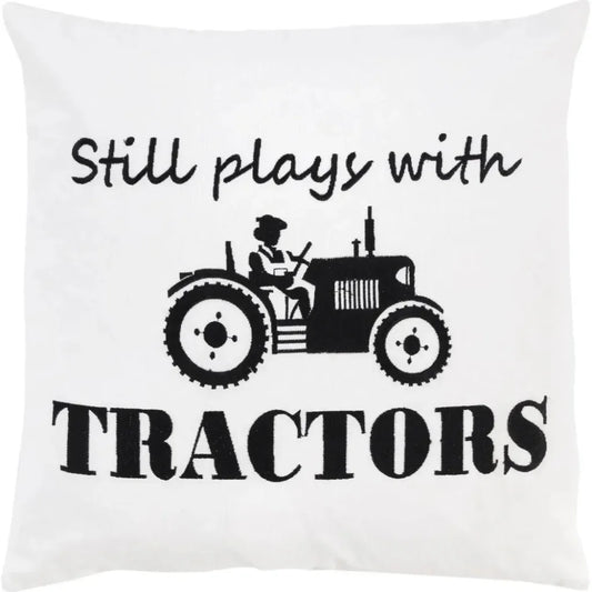 Yara Farmhouse Throw Pillow Down Insert Tractor - LOOMLAN - LOOMLAN - Throw Pillows
