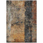 Yasmineh Orange Washable Indoor - Outdoor Rug - LOOMLAN - LOOMLAN Rugs - Outdoor Rugs