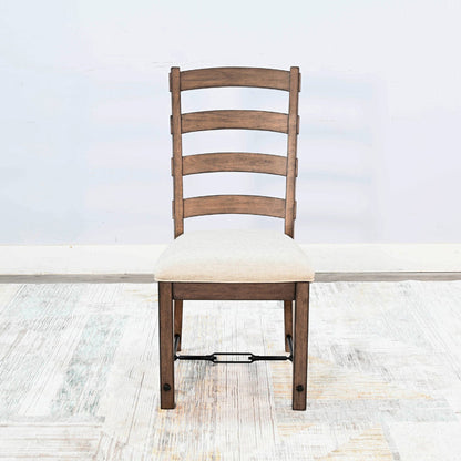 Yellowstone Ladderback Leather Dining Chair 2PC