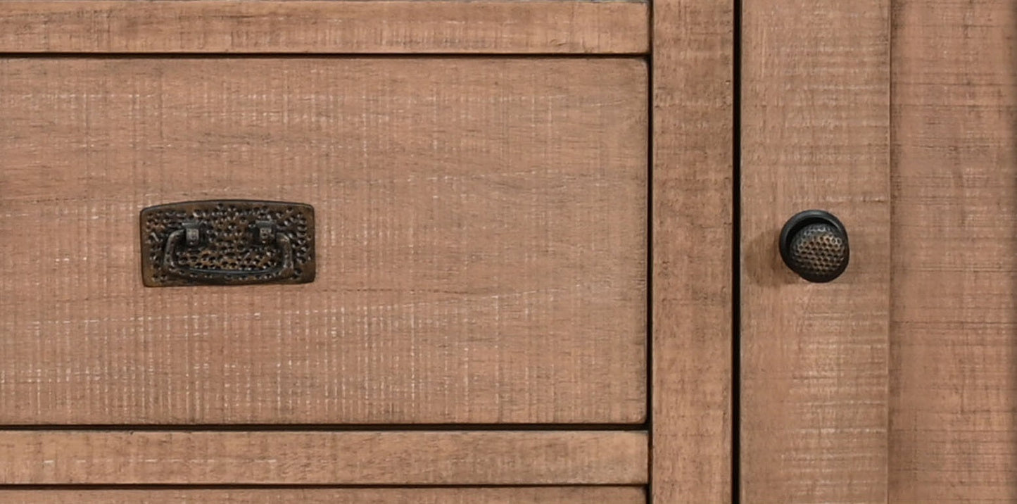 Yellowstone Three Drawers Wood Sideboard