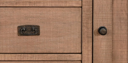 Yellowstone Three Drawers Wood Sideboard