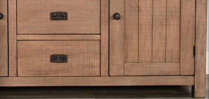 Yellowstone Three Drawers Wood Sideboard