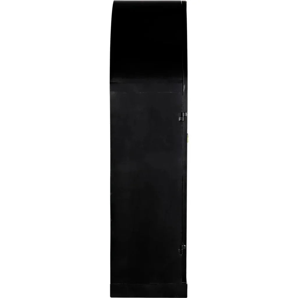 Yoke Hutch Black Curio Buffet Glass Doors Cabinet - LOOMLAN - Noir - Buffets & Curios