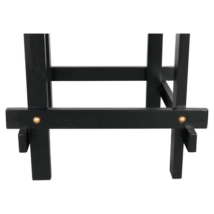 Yokosuka Wooden Square Side Table - LOOMLAN - Noir - Side Tables
