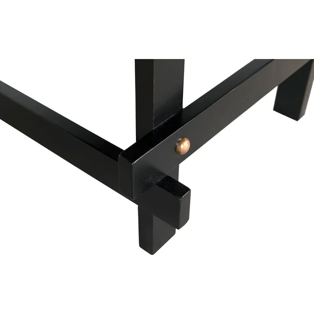 Yokosuka Wooden Square Side Table - LOOMLAN - Noir - Side Tables