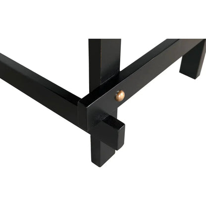 Yokosuka Wooden Square Side Table - LOOMLAN - Noir - Side Tables
