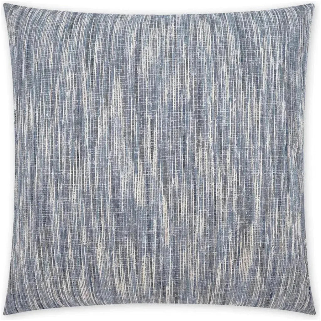 Yonah Textured Slate Blue Large Throw Pillow Insert - LOOMLAN - D.V. Kap - Throw Pillows