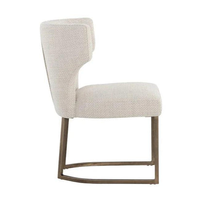Yorkville Fabric Armless Dining Chair - LOOMLAN - SUNPAN - Dining Chairs