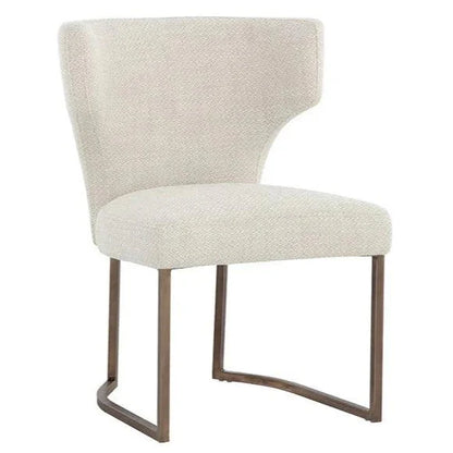 Yorkville Fabric Armless Dining Chair - LOOMLAN - SUNPAN - Dining Chairs