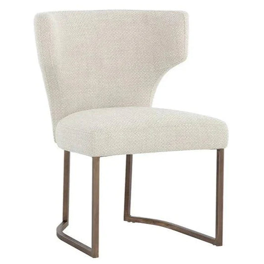 Yorkville Fabric Armless Dining Chair - LOOMLAN - SUNPAN - Dining Chairs