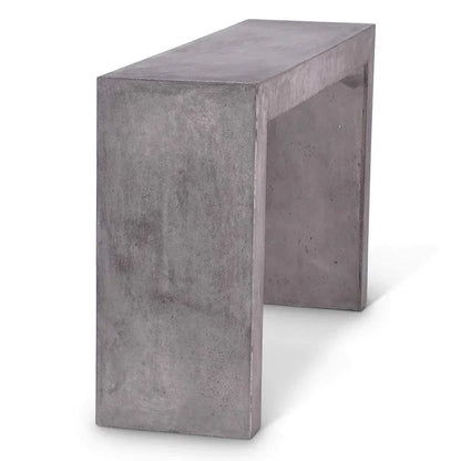 You Fiber Reinforced Concrete Sofa Table-Outdoor Console Tables-Urbia-LOOMLAN