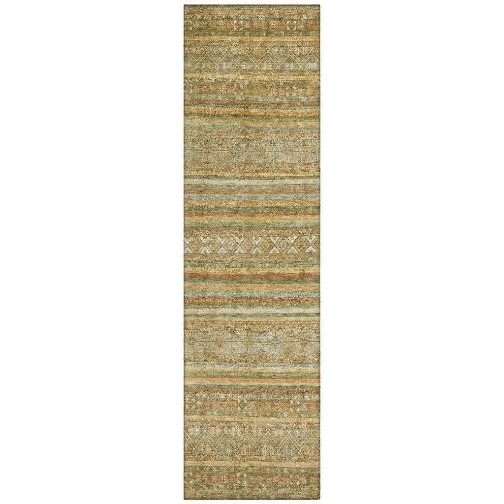 Ysadora Aloe Washable Indoor - Outdoor Rug - LOOMLAN - LOOMLAN Rugs - Outdoor Rugs