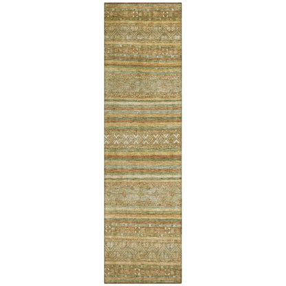 Ysadora Aloe Washable Indoor - Outdoor Rug - LOOMLAN - LOOMLAN Rugs - Outdoor Rugs