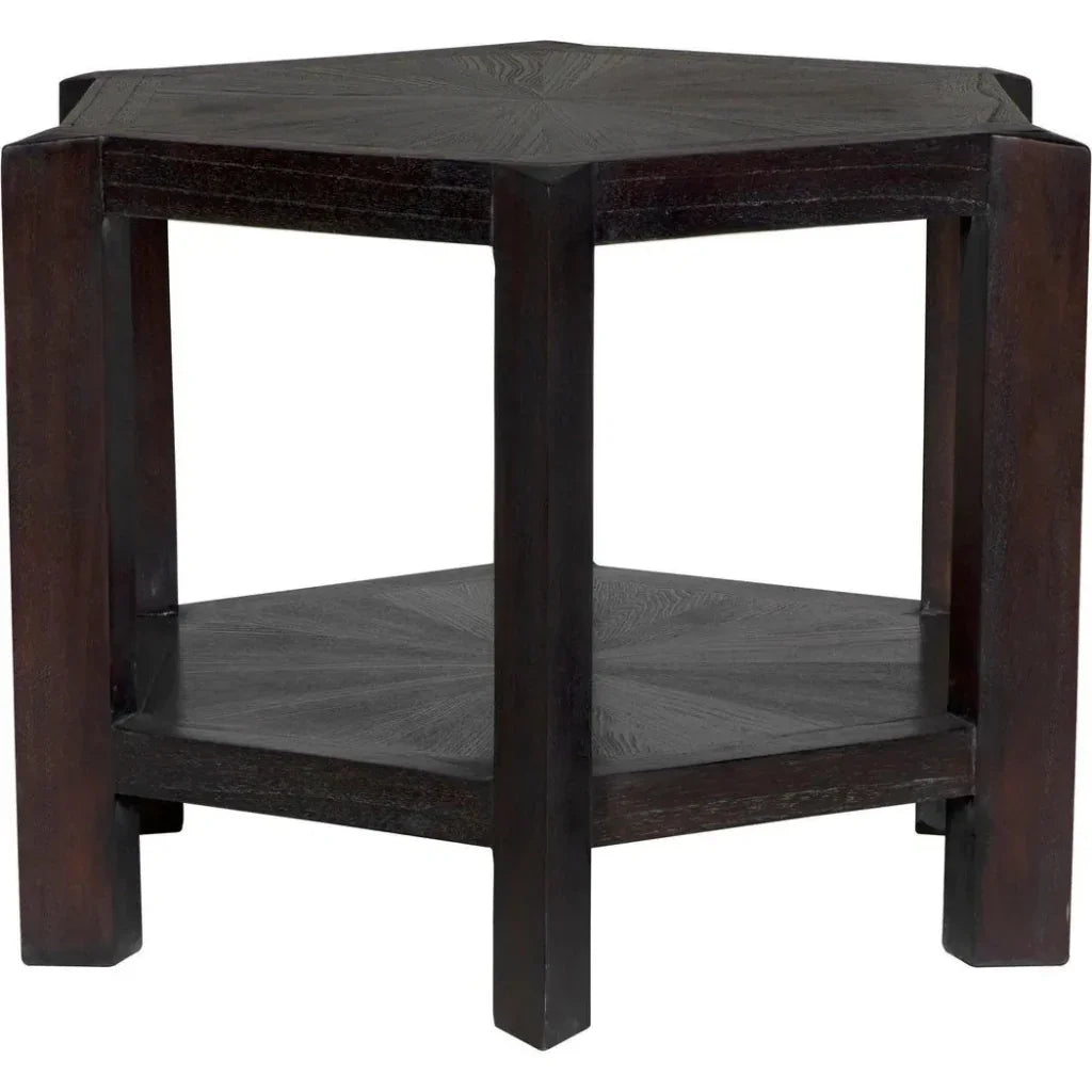 Yuhuda Large Side Table, Sombre Finish - LOOMLAN - Noir - Side Tables