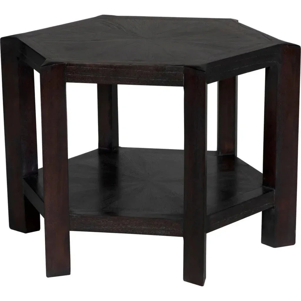 Yuhuda Large Side Table, Sombre Finish - LOOMLAN - Noir - Side Tables