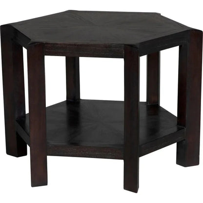 Yuhuda Large Side Table, Sombre Finish - LOOMLAN - Noir - Side Tables