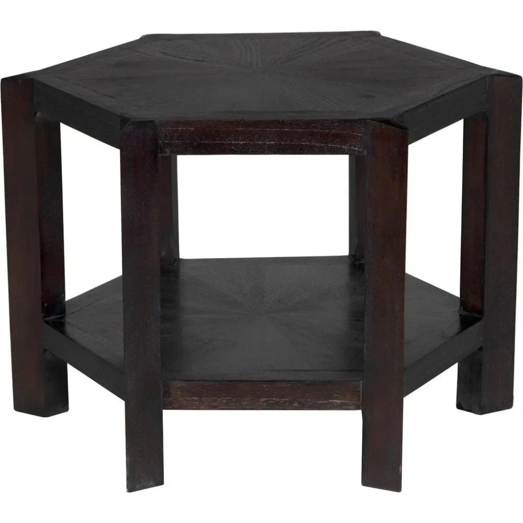Yuhuda Large Side Table, Sombre Finish - LOOMLAN - Noir - Side Tables