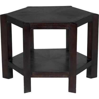 Yuhuda Large Side Table, Sombre Finish - LOOMLAN - Noir - Side Tables