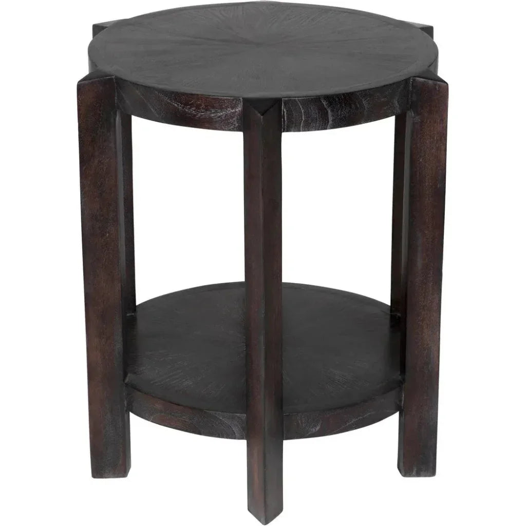 Yuhuda Small Side Table, Sombre Finish - LOOMLAN - Noir - Side Tables