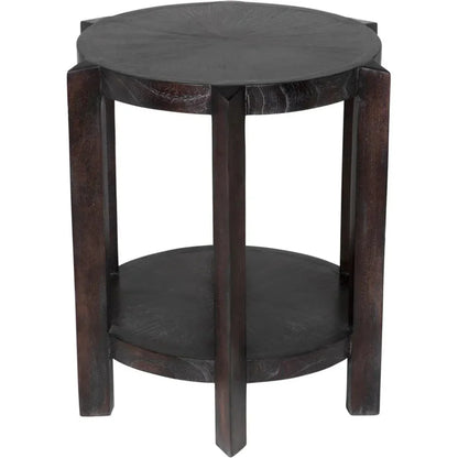 Yuhuda Small Side Table, Sombre Finish - LOOMLAN - Noir - Side Tables