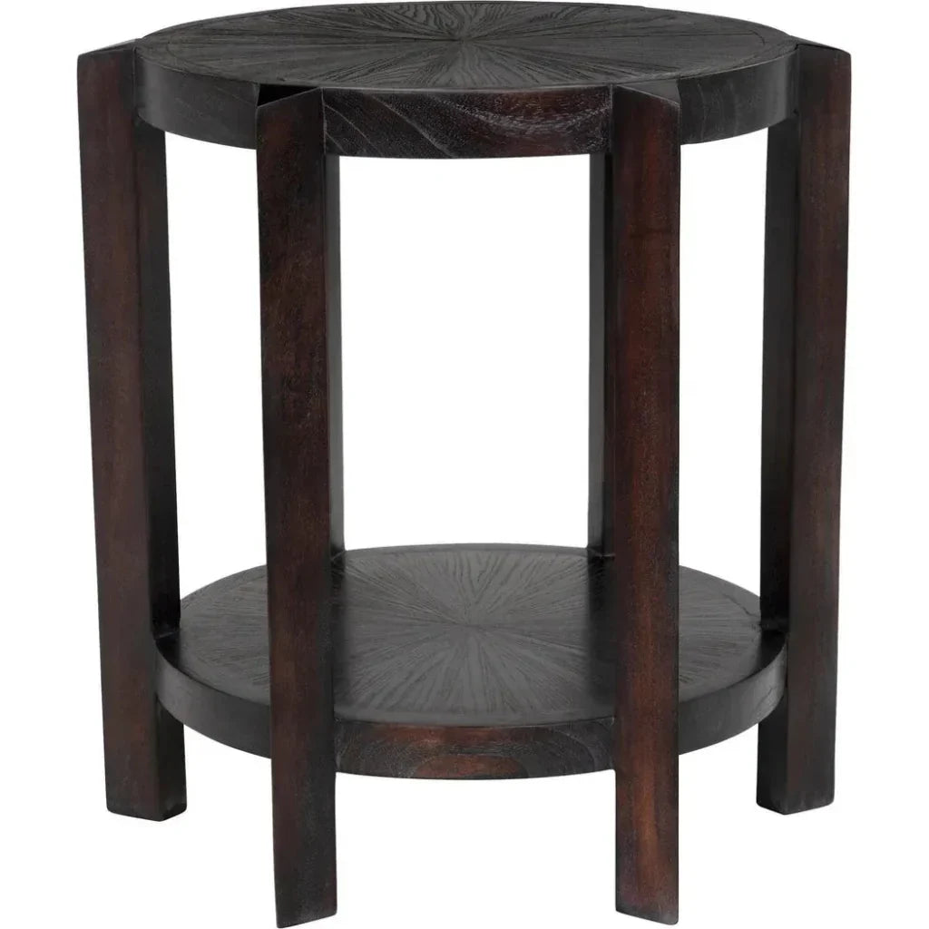 Yuhuda Small Side Table, Sombre Finish - LOOMLAN - Noir - Side Tables