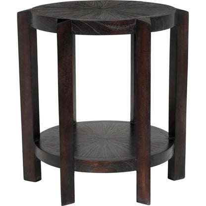 Yuhuda Small Side Table, Sombre Finish - LOOMLAN - Noir - Side Tables