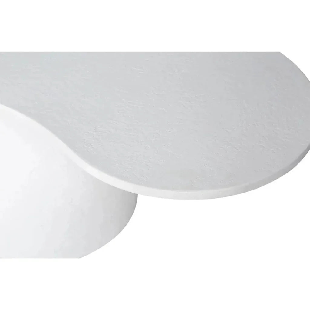 Yumi Concrete Outdoor Oval Coffee Table-Outdoor Coffee Tables-Moe's Home-LOOMLAN