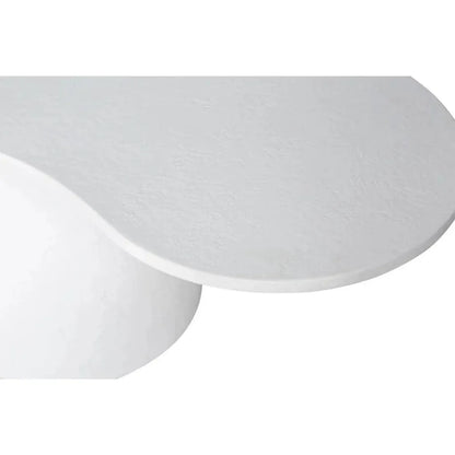 Yumi Concrete Outdoor Oval Coffee Table-Outdoor Coffee Tables-Moe's Home-LOOMLAN