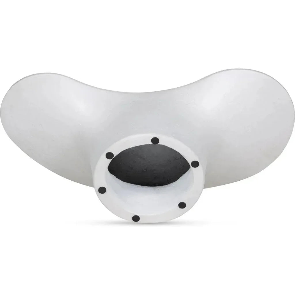 Yumi Concrete Outdoor Oval Coffee Table-Outdoor Coffee Tables-Moe's Home-LOOMLAN