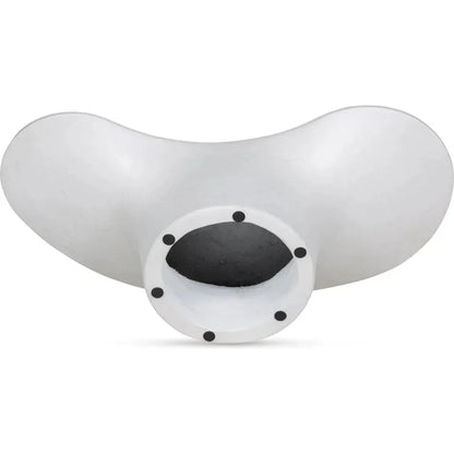 Yumi Concrete Outdoor Oval Coffee Table-Outdoor Coffee Tables-Moe's Home-LOOMLAN