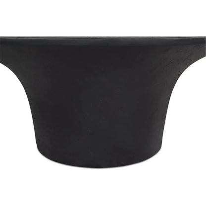 Yumi Concrete Outdoor Oval Coffee Table-Outdoor Coffee Tables-Moe's Home-LOOMLAN