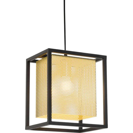 Yves Ceiling Lamp Gold & Black - LOOMLAN - Zuo Modern - Pendants
