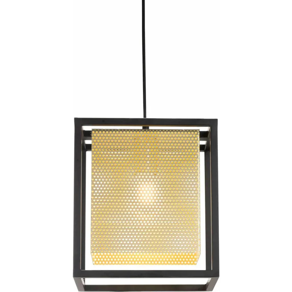 Yves Ceiling Lamp Gold & Black - LOOMLAN - Zuo Modern - Pendants