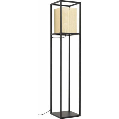 Yves Floor Lamp Gold & Black-Floor Lamps-Zuo Modern-LOOMLAN