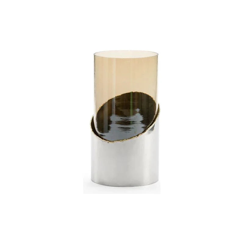 Zachery Hurricane Modern Design Candleholder - LOOMLAN - Chelsea House - Candle Holders